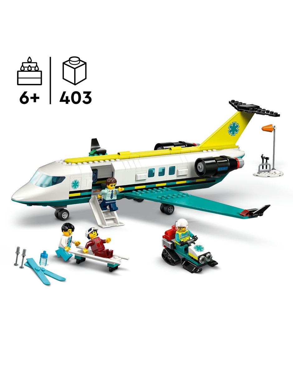 Lego Ambulancia Aérea de Emergencia 60465 Lego City 4