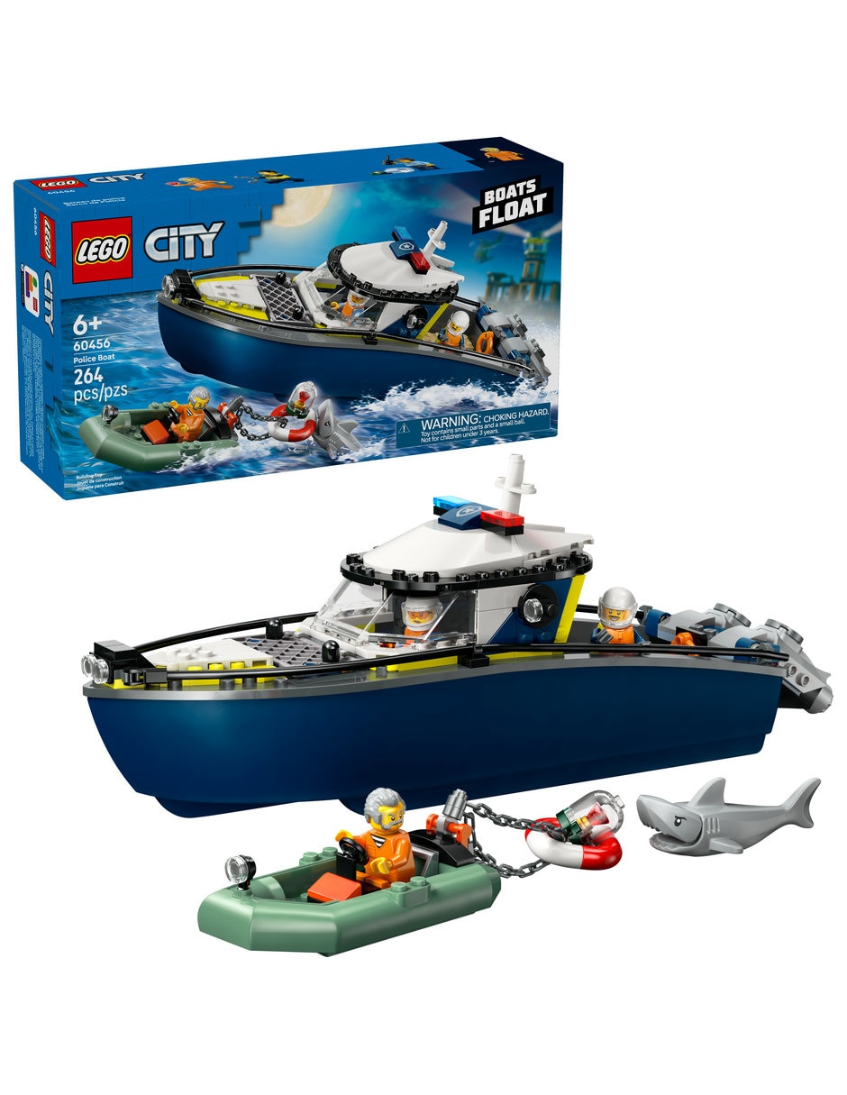 Lego Persecuciónen Barco de Policía 60456 Lego City