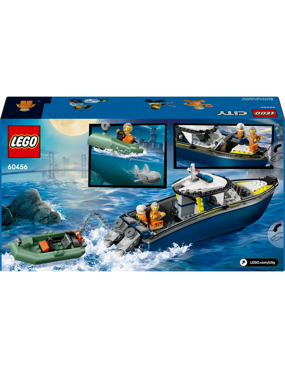 Lego Persecuciónen Barco de Policía 60456 Lego City 6