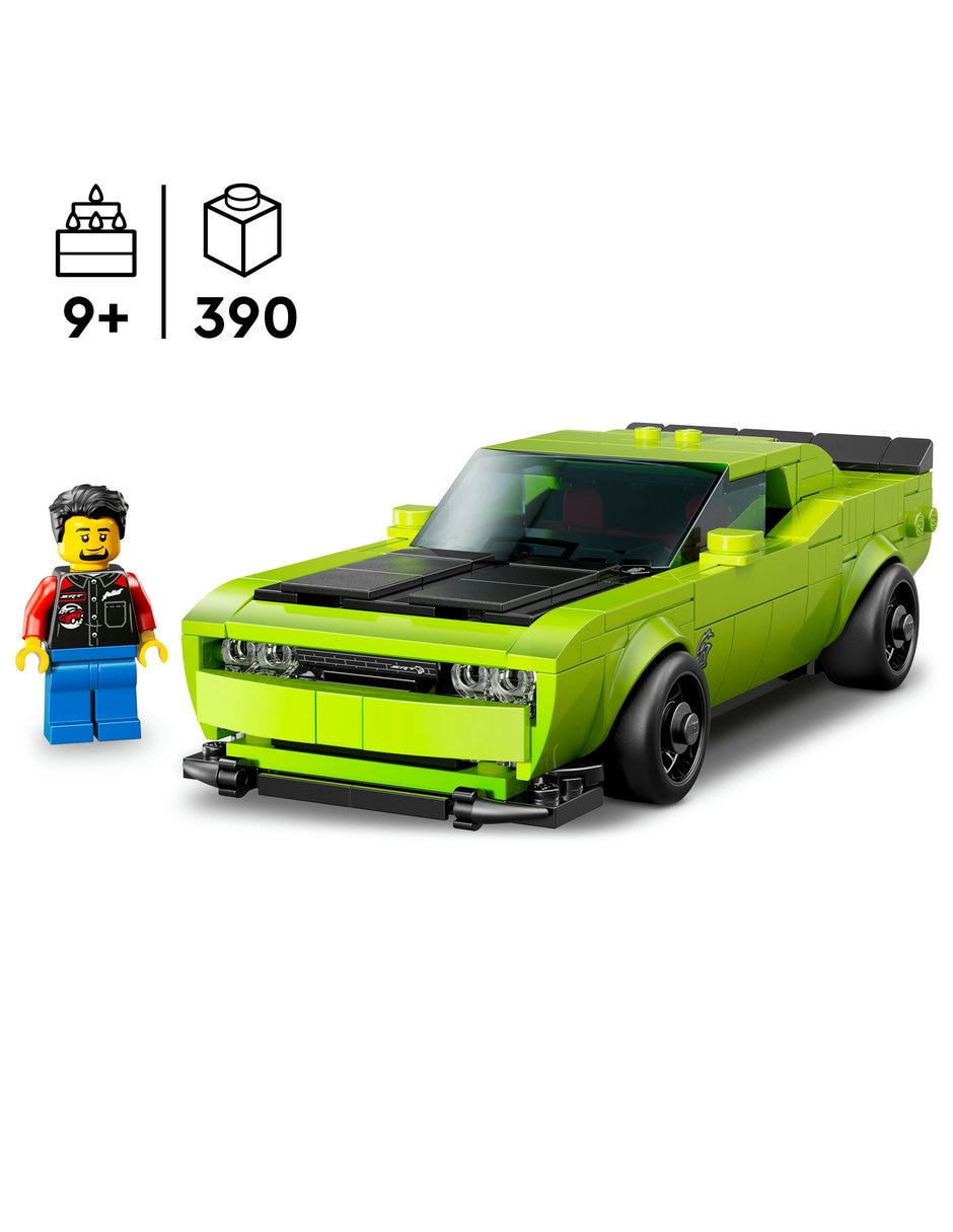 Lego Auto Deportivo Dodge Challenger Srt Hellcat 77237 Lego Speed Champions 3