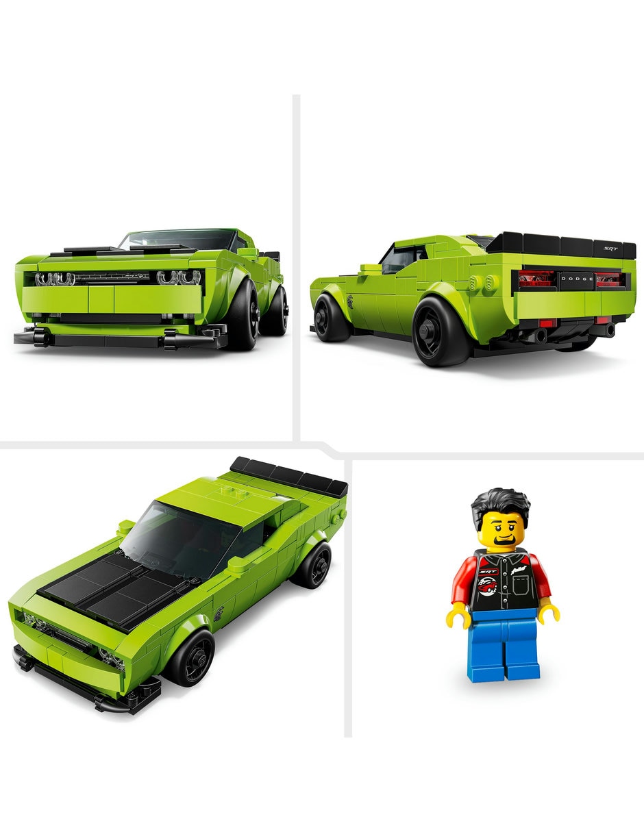 Lego Auto Deportivo Dodge Challenger Srt Hellcat 77237 Lego Speed Champions 4