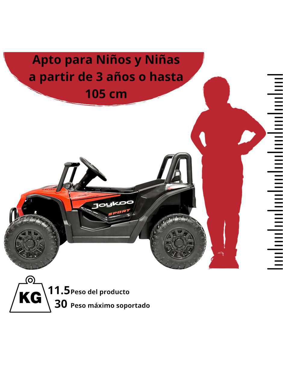 Automóvil montable "montable" joykoo uvt-001 sport "de" recargable