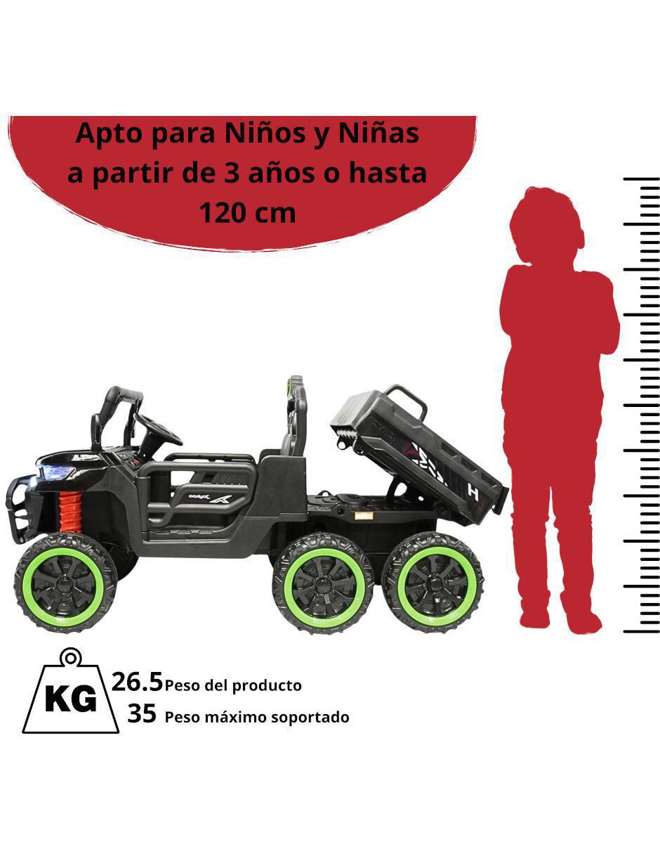 Tractor montable con control remoto Todo Terreno 6 x 6 recargable 5