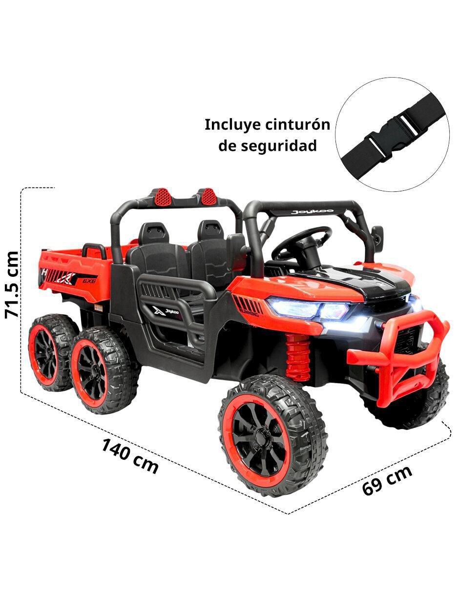 Tractor montable con control remoto Joykoo Todo Terreno 6 x 6 recargable