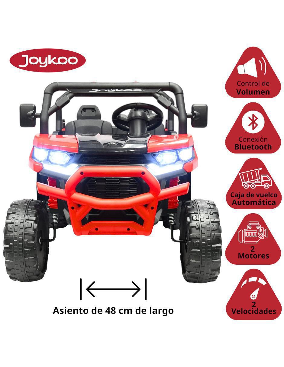 Tractor montable con control remoto Joykoo Todo Terreno 6 x 6 recargable