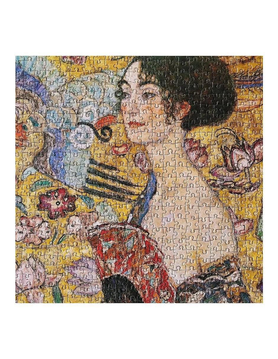 Rompecabezas Obras de arte Dama con abanico 2000 piezas 3