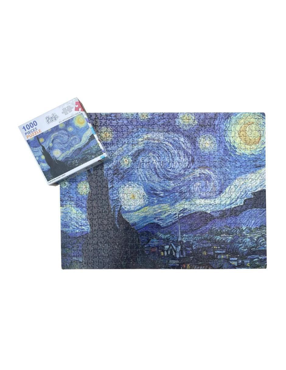 Rompecabezas Noche Estrellada, Van Gogh 1000 piezas 3