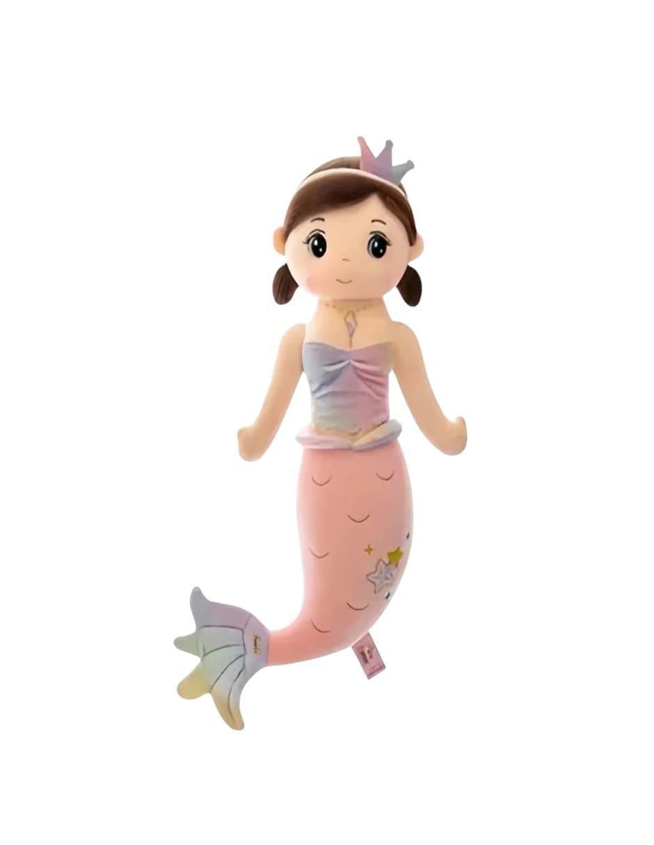 Peluche de sirena hecho a mano de 60 cm