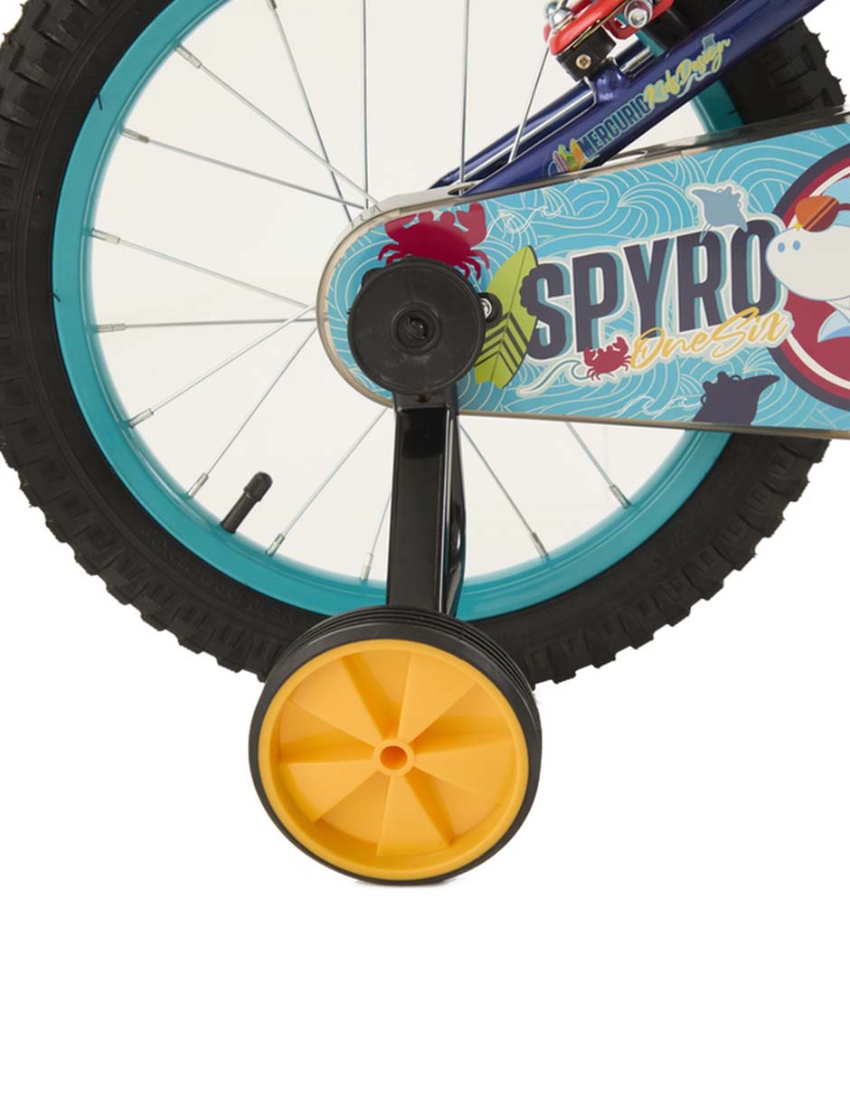 Bicicleta infantil rodada 16 spyro para niño 5