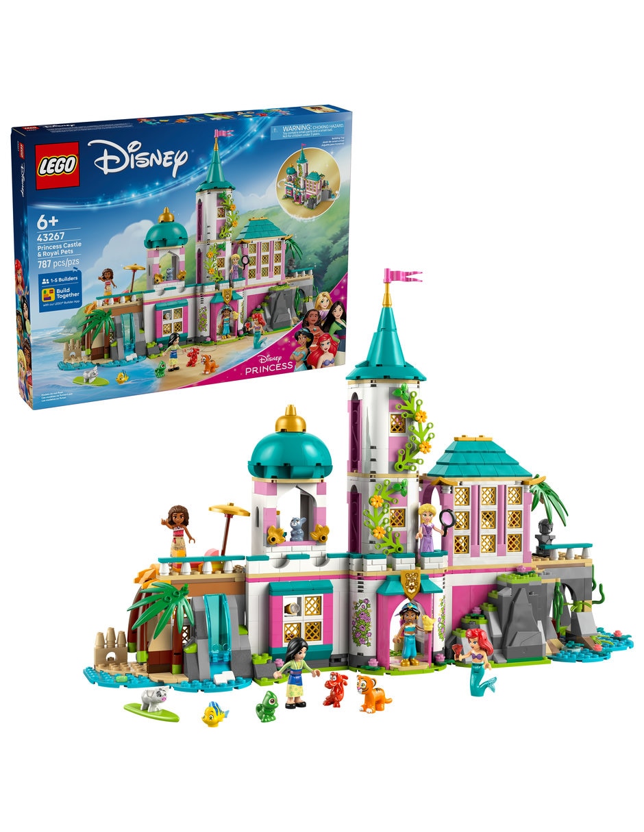 Lego Castillo de Las Princesas y Mascotas Reales 43267 Disney Princess