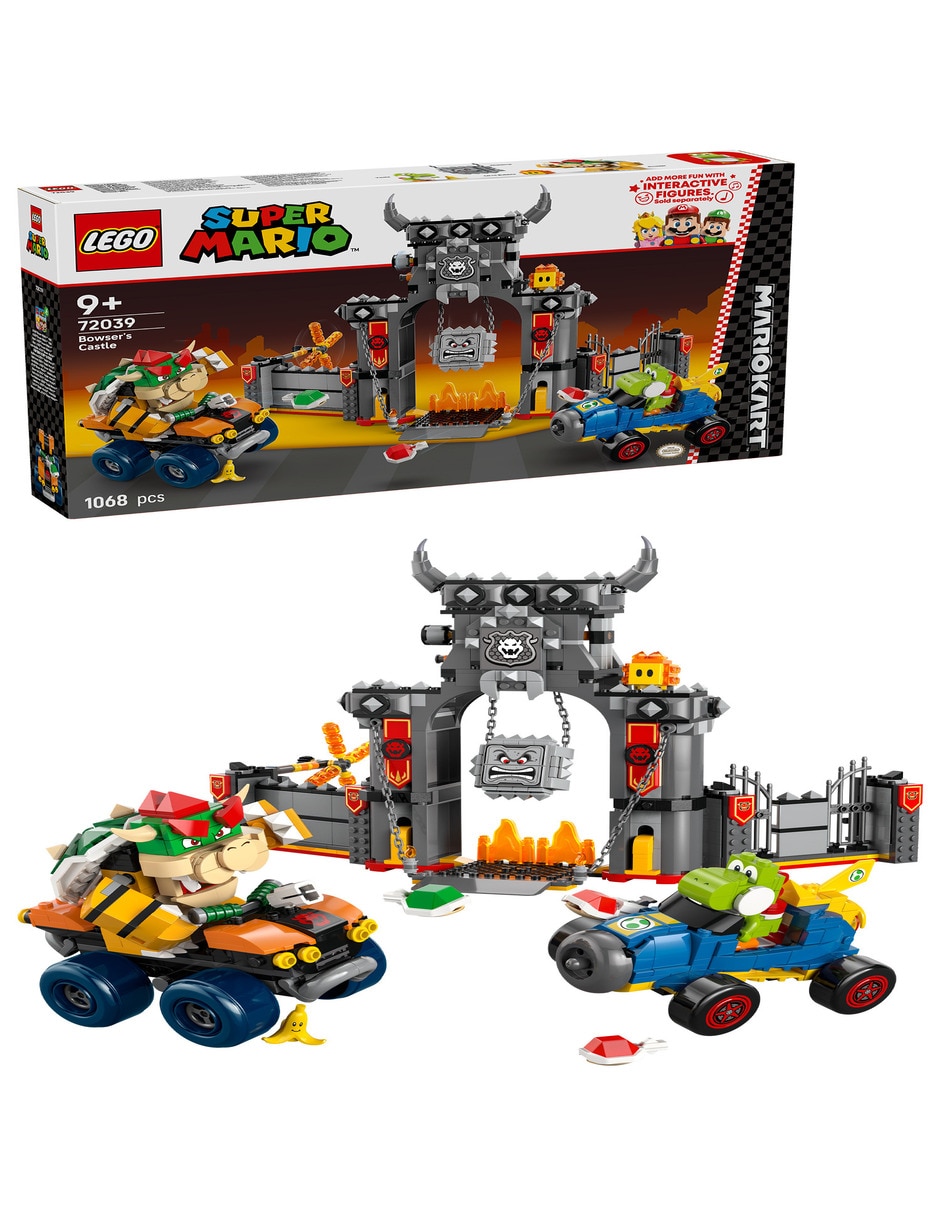 Lego Mario kart castillo de Bowser 72039