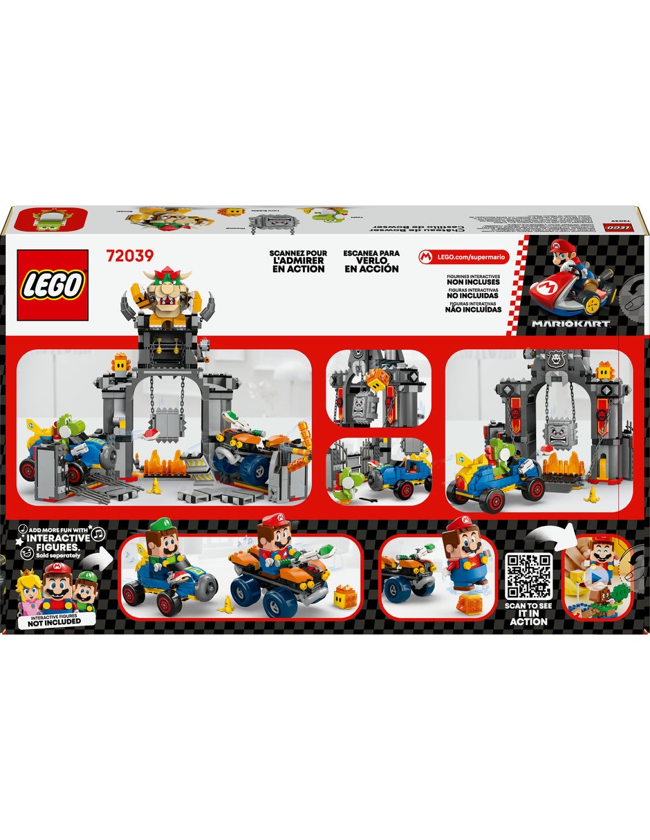 Lego Mario kart castillo de Bowser 72039 6