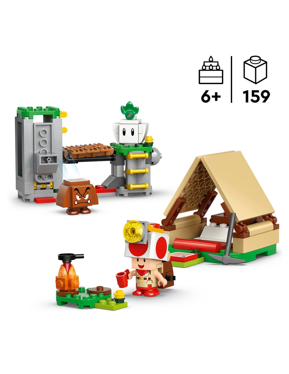 Lego Campamento del Capitán Toad 72040 Super Mario 4