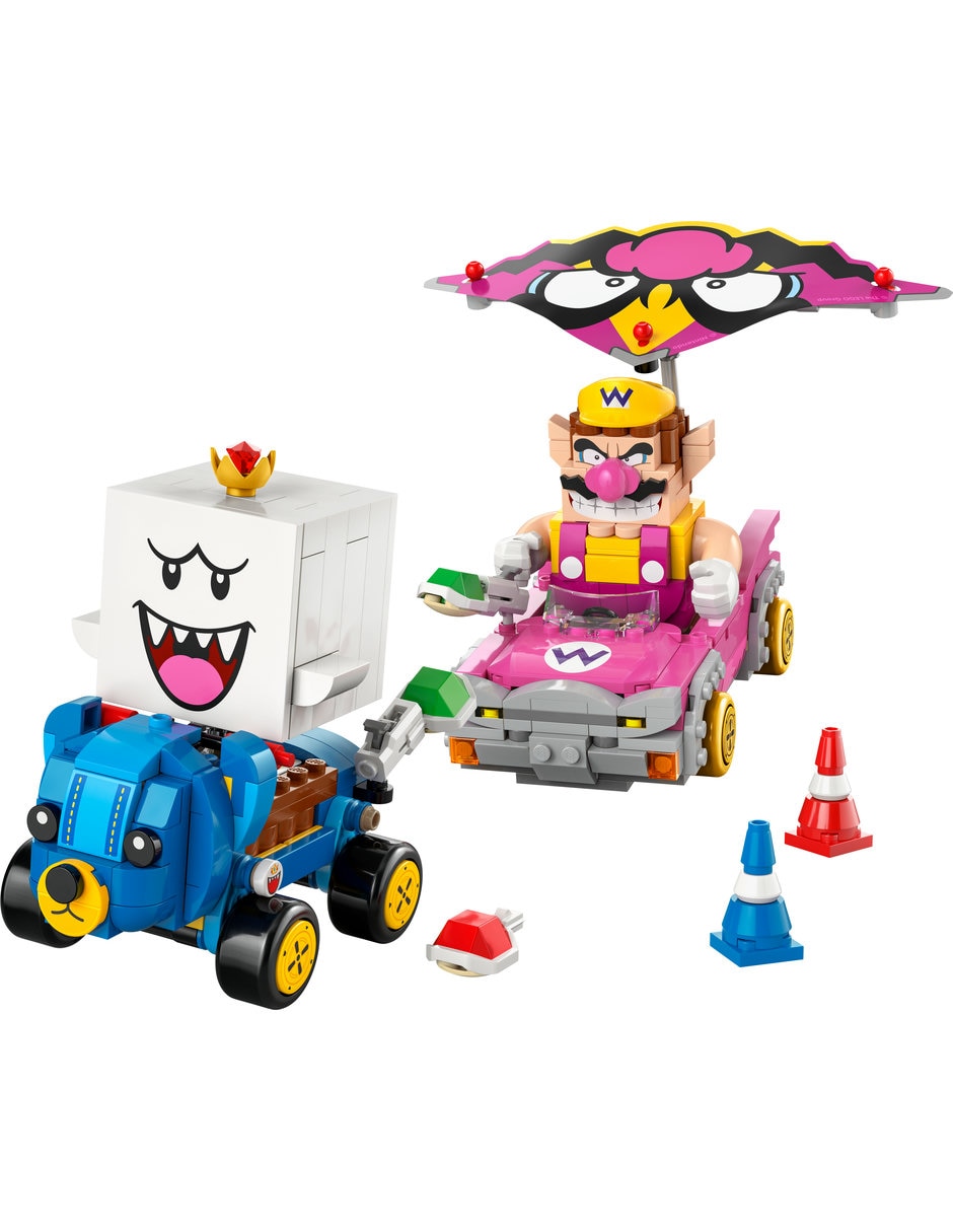 Lego Mario kart Wario y Rey Boo 72038 3