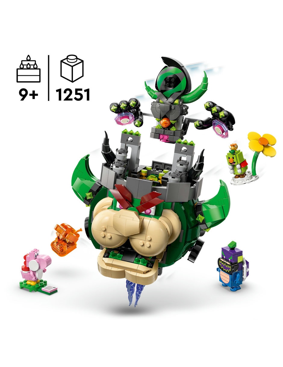 Lego Príncipe Florian y Bowser Castillo 72042 Super Mario 4