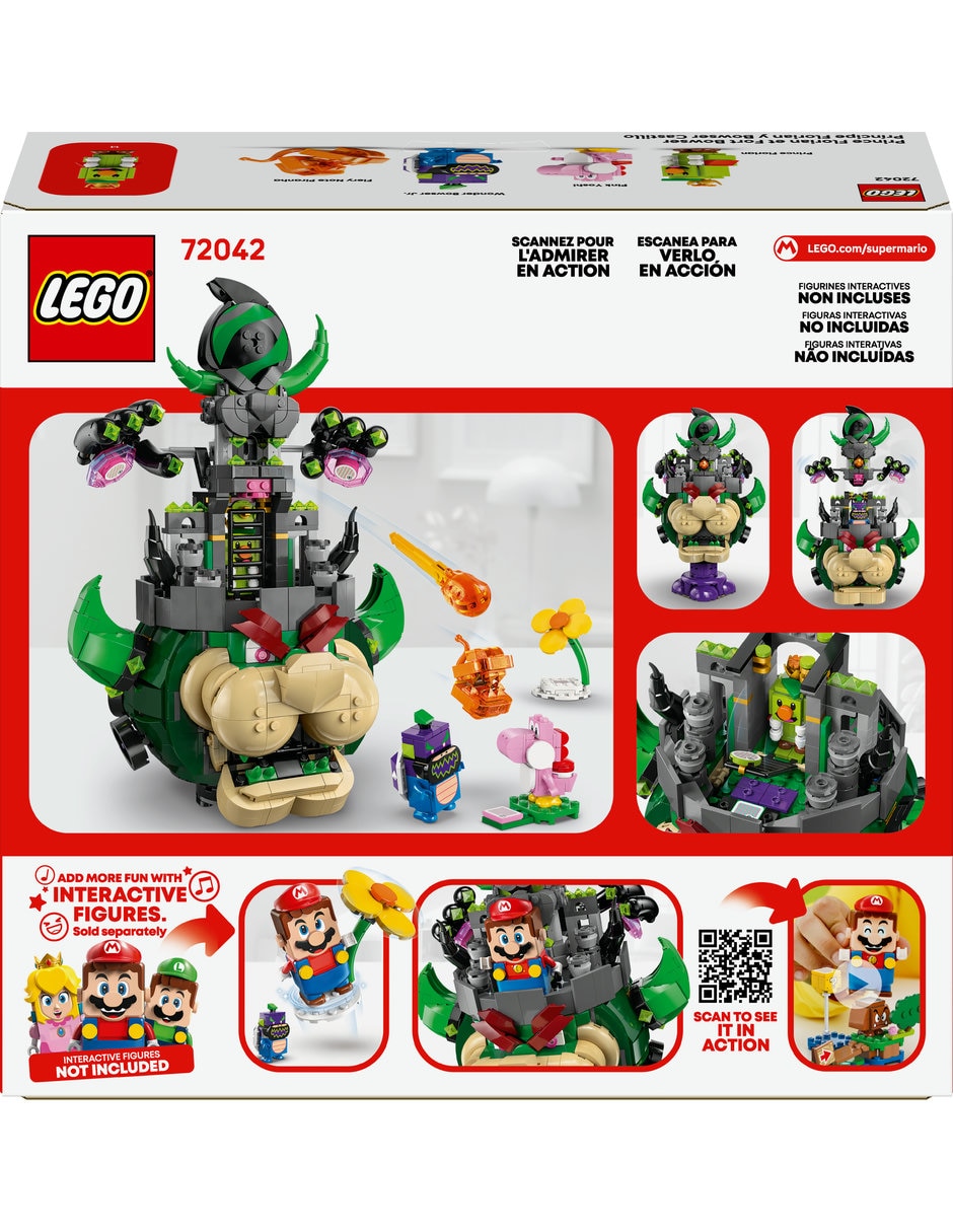 Lego Príncipe Florian y Bowser Castillo 72042 Super Mario 6