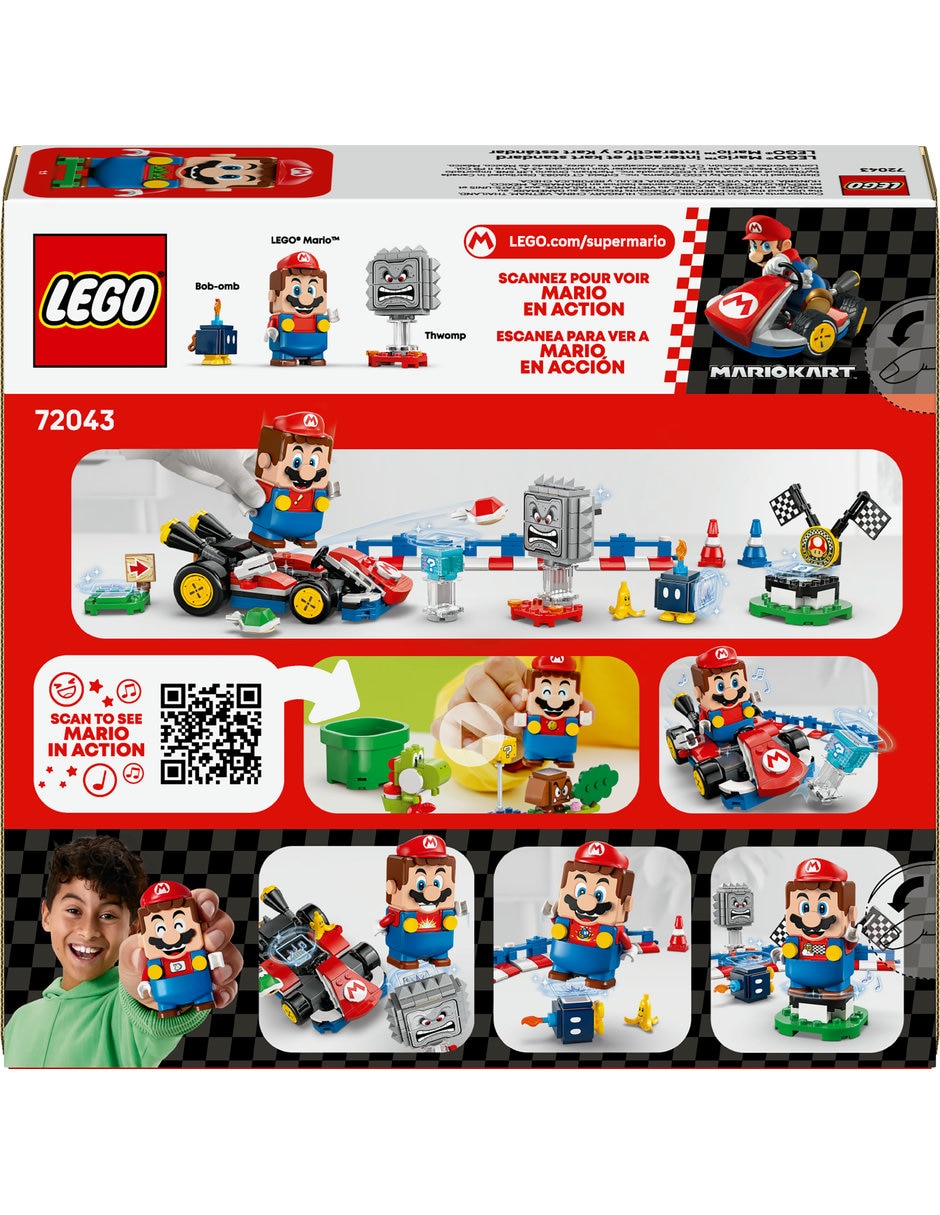 Lego Mario Kart  Lego Mario Interactivo y Kart Estándar 72043 Super Mario 6