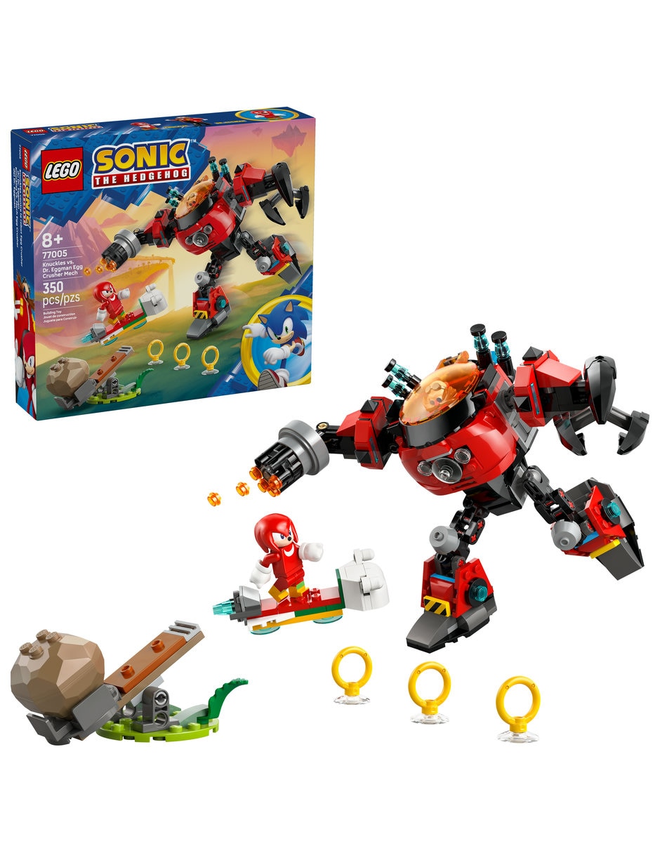 Lego Knuckles VS Mech Egg Crusher del Dr. Eggman 77005 Sonic Lego Knuckles VS Mech Egg Crusher del Dr. Eggman 77005 Sonic