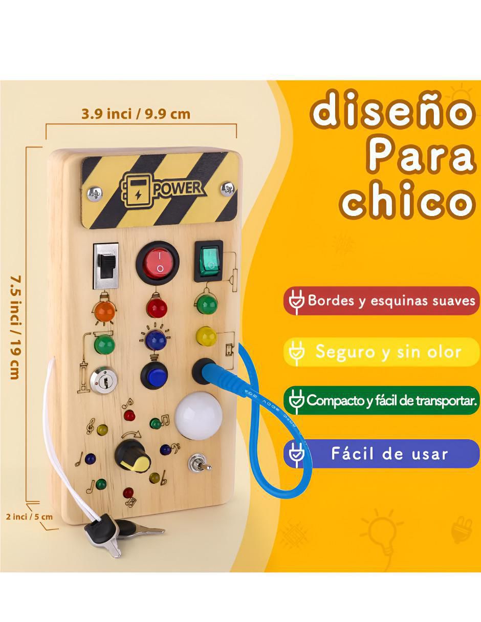 Jgo didáctico tablero sensorial 2