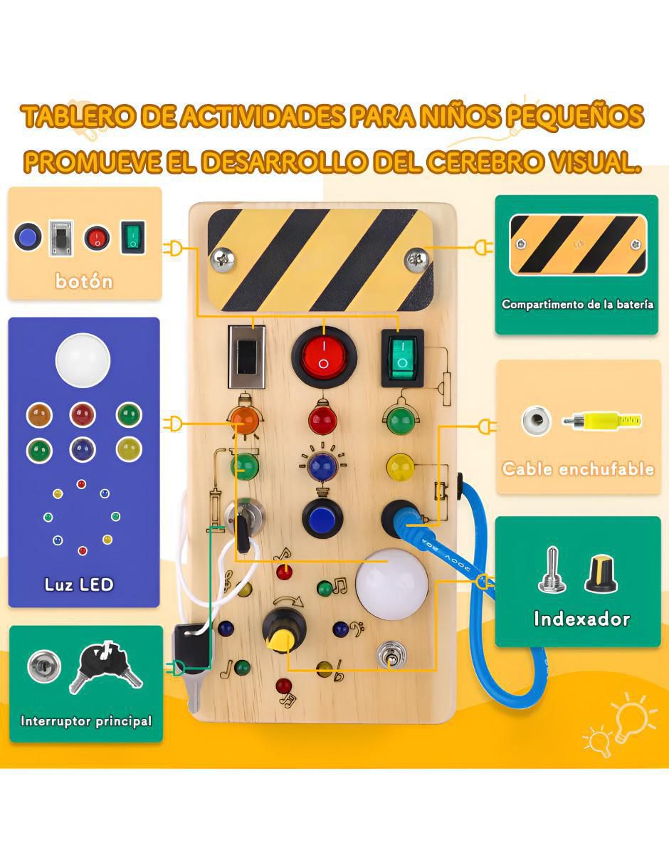 Jgo didáctico tablero sensorial 4