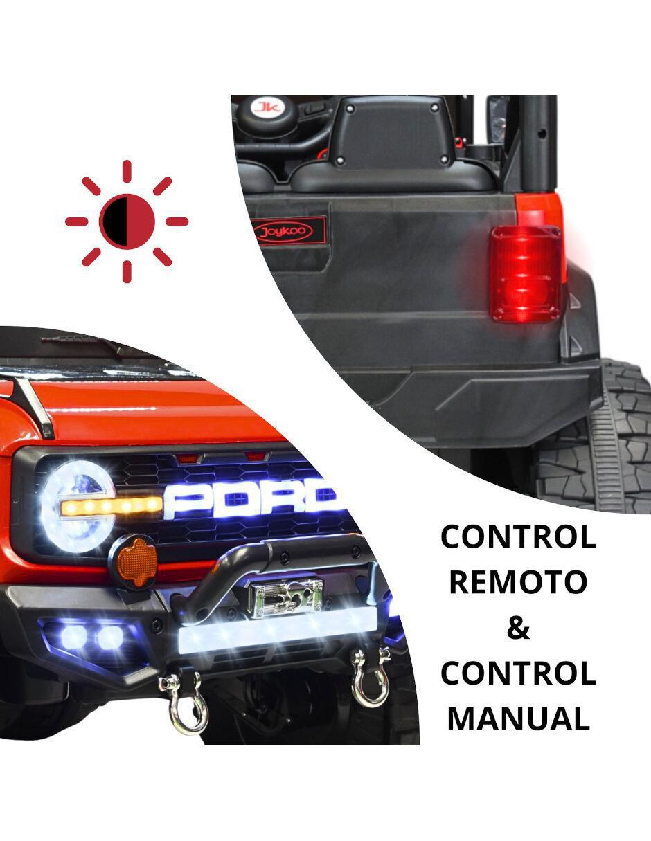 Automóvil montable "montable" "con control remoto" joykoo 4x4 off roro "de" recargable