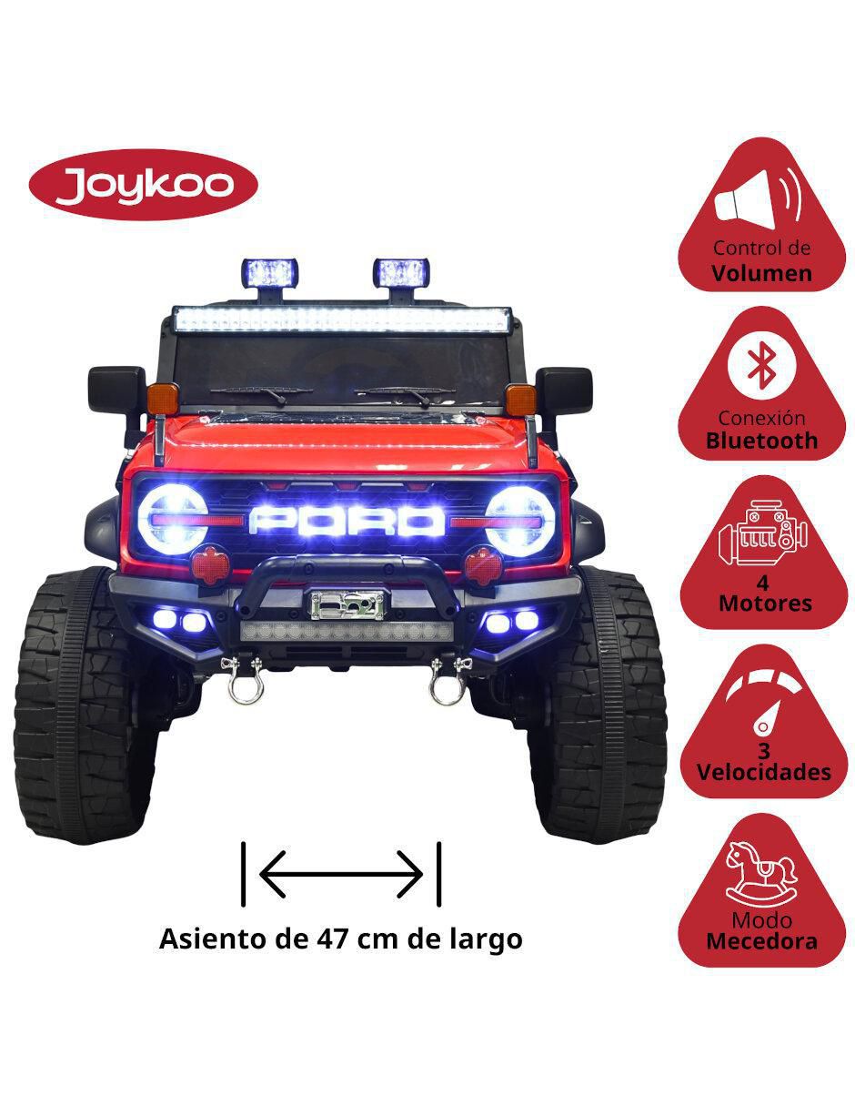 Automóvil montable "montable" "con control remoto" joykoo 4x4 off roro "de" recargable