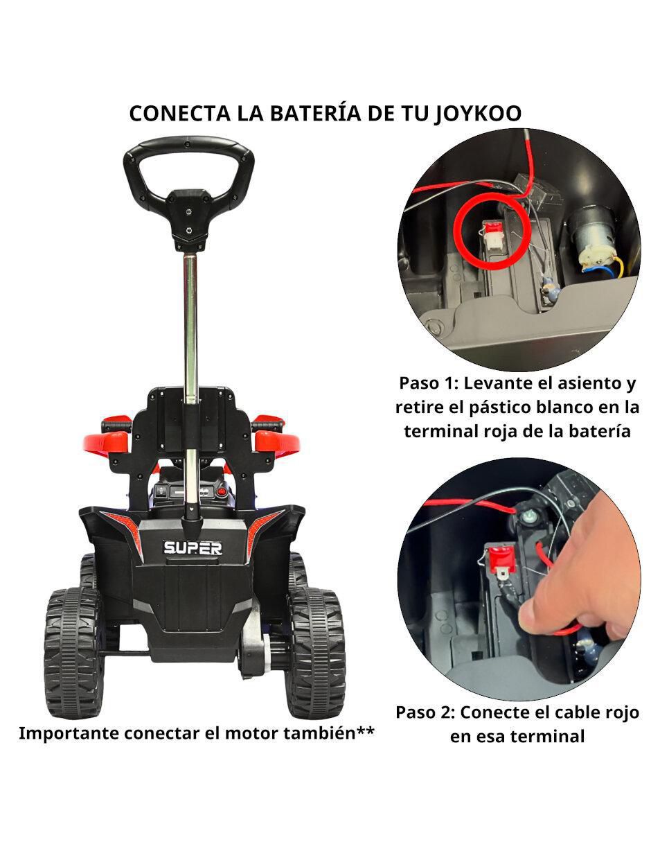 Automóvil montable "montable" "con control remoto" joykoo bastón y pedal 4x4 "de" recargable