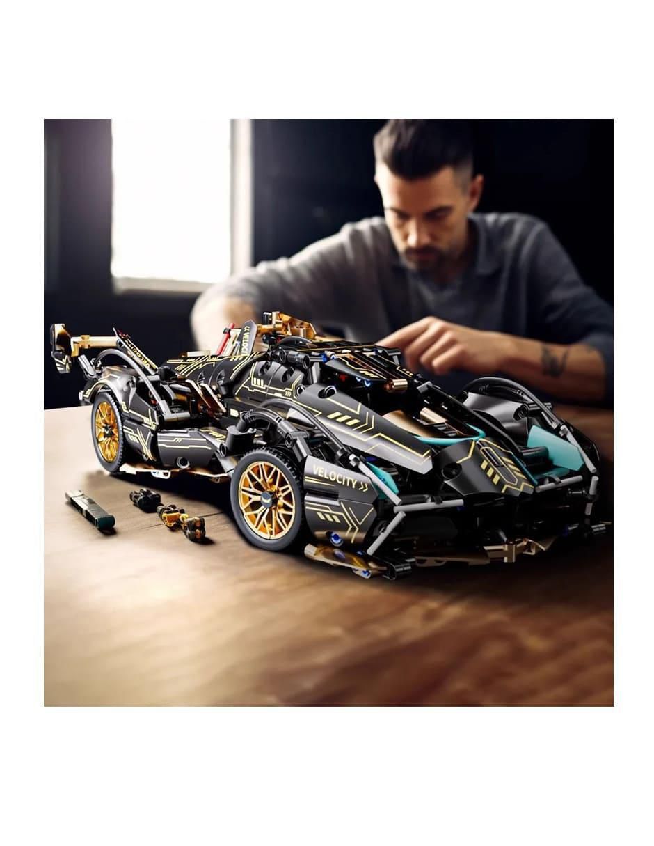 Bloques Juego De Bloques De Construcción De Coches Deportivos 1280pz 2