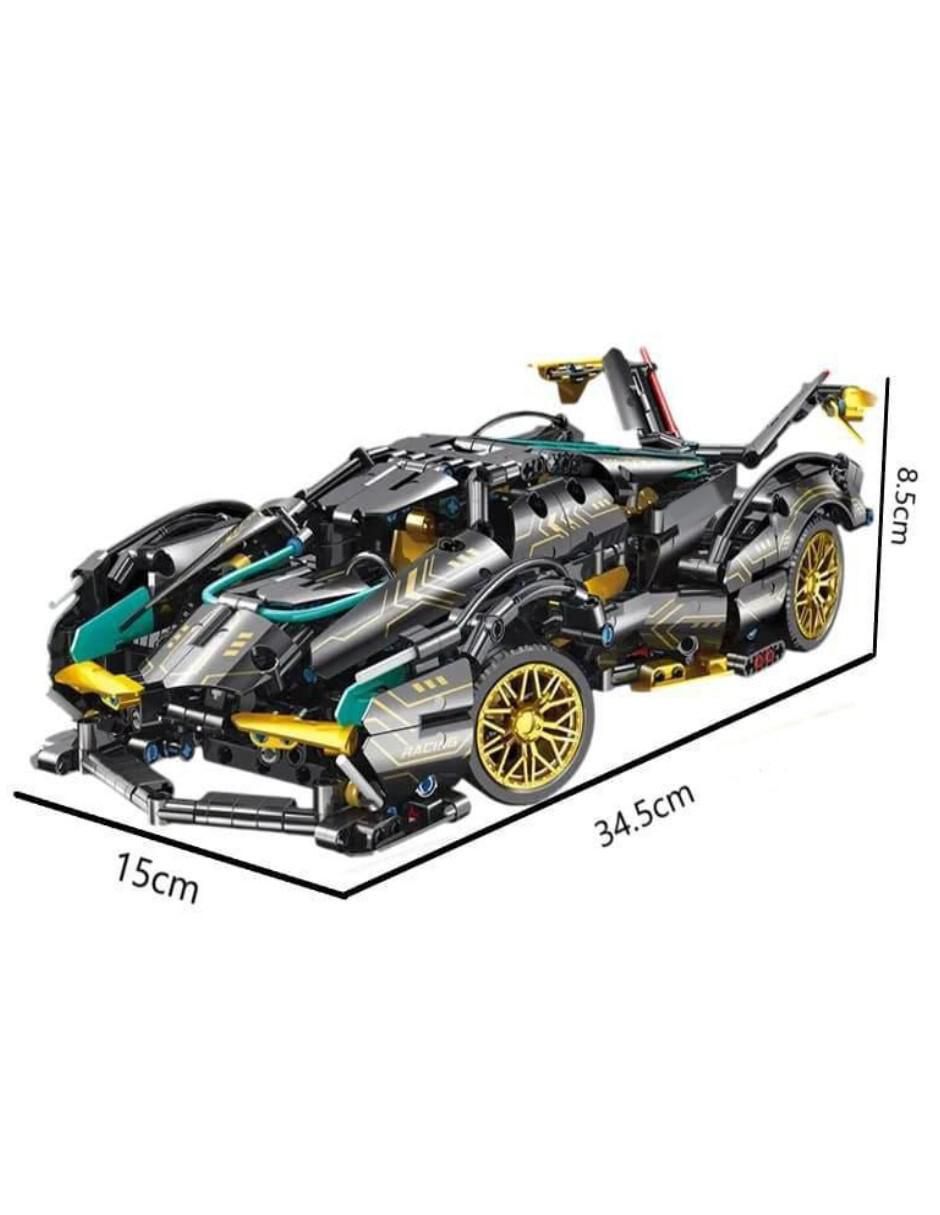 Bloques Juego De Bloques De Construcción De Coches Deportivos 1280pz 5
