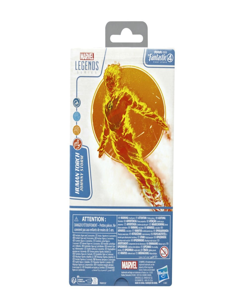 Figura de acción articulada Los 4 Fantásticos Human Torch collectors 4