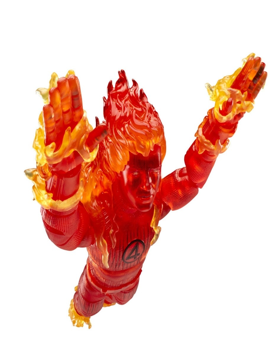 Figura de acción articulada Los 4 Fantásticos Human Torch collectors 5