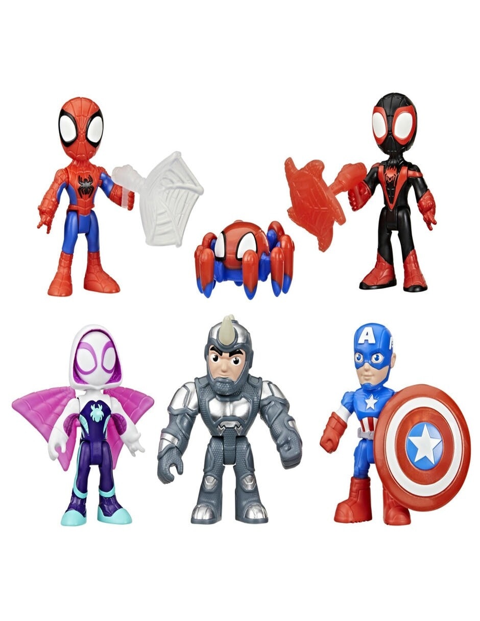Set figuras de juguete articulada Spidey and His Amazing Friends
