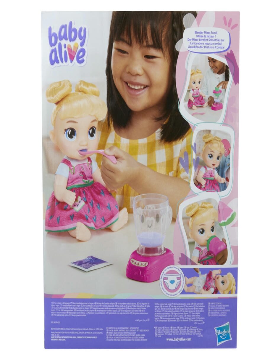 Muñeca Baby Alive Harper Hugs deliciosos batidos Toys 