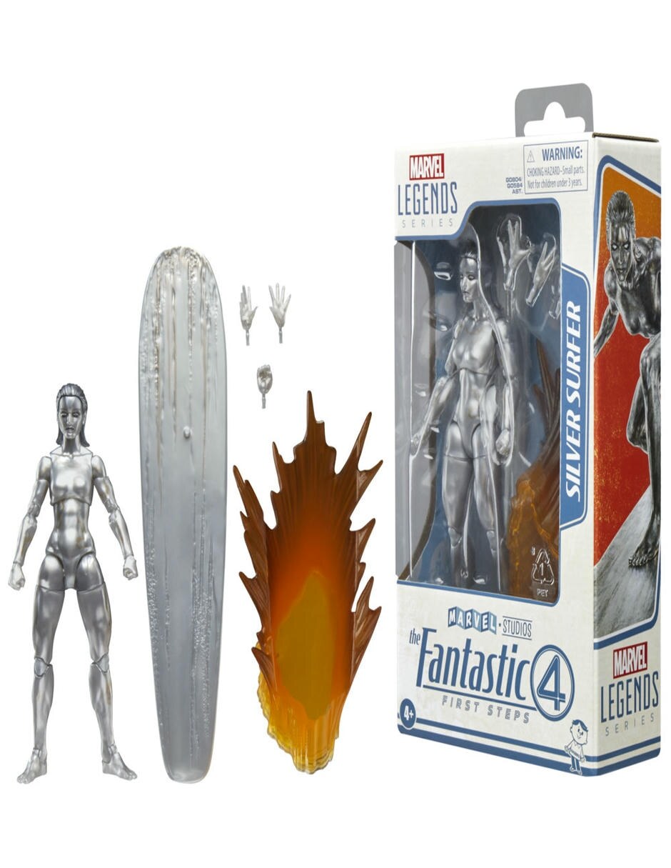 Figura de acción articulada Los 4 Fantásticos Silver Surfer collectors 3