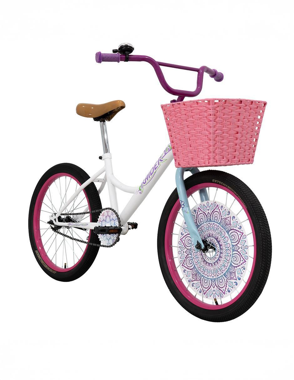 Bicicleta infantil rodada 20 para niña