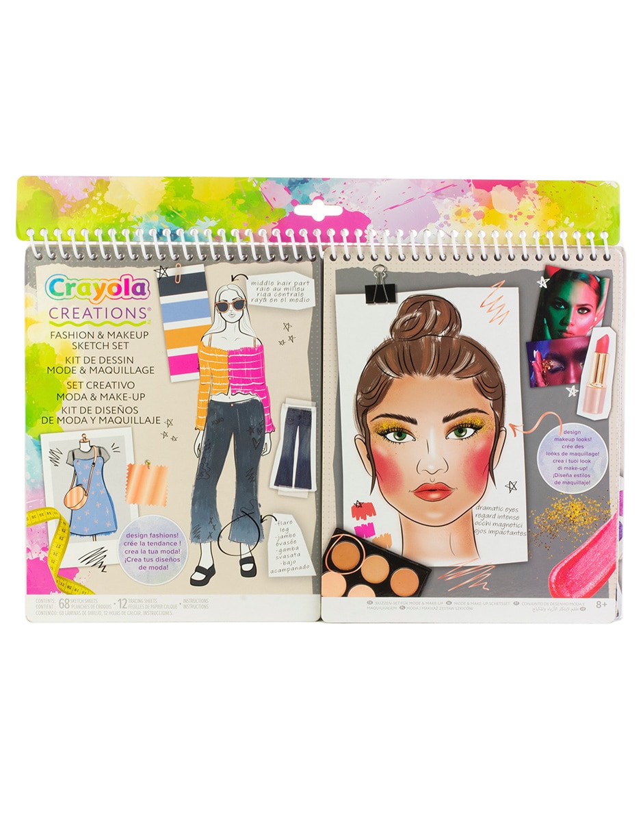 Fashion & make up sketch set