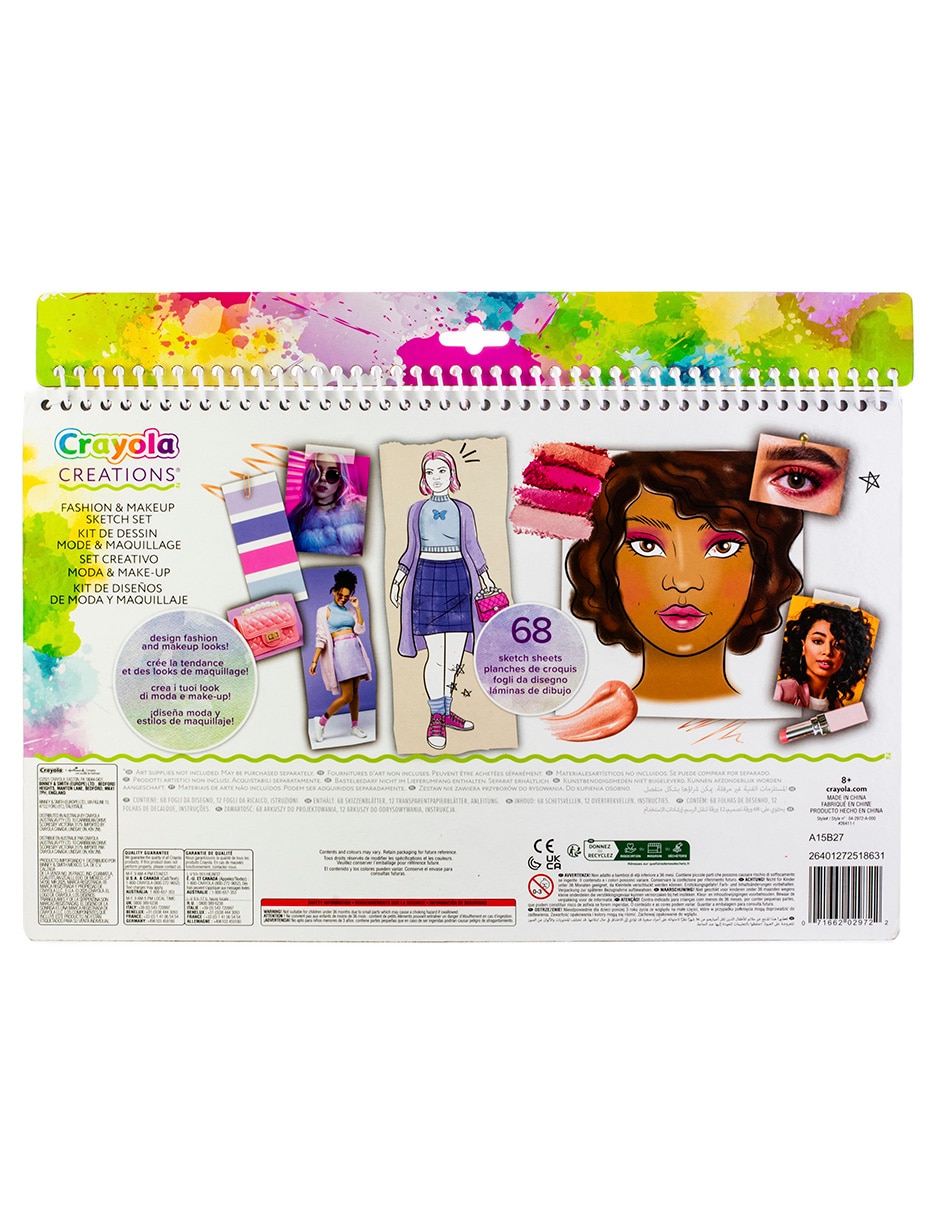 Fashion & make up sketch set 4