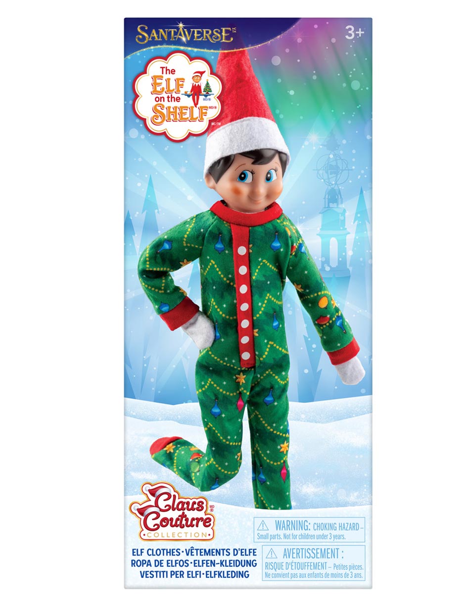 Pijama de focos navideños para Elf 2