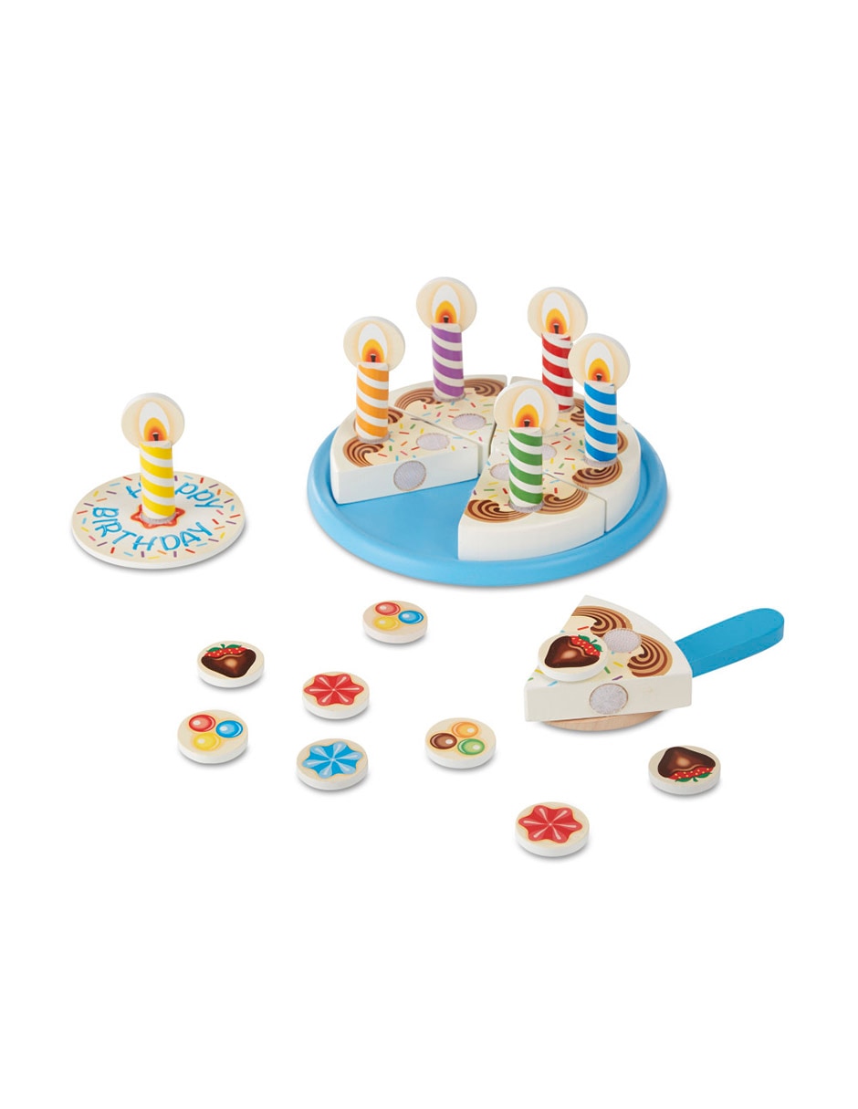 Set juego pastel de cumpleaños