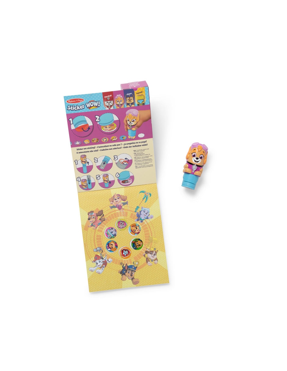 Sticker Wow juego didáctico para niña