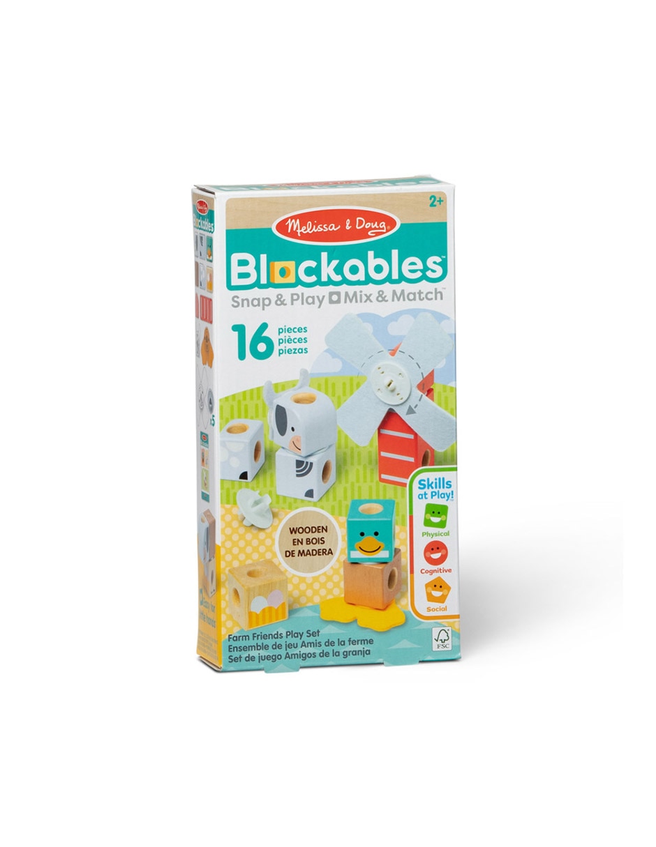 Set juego blockables Amigos de la granja 3