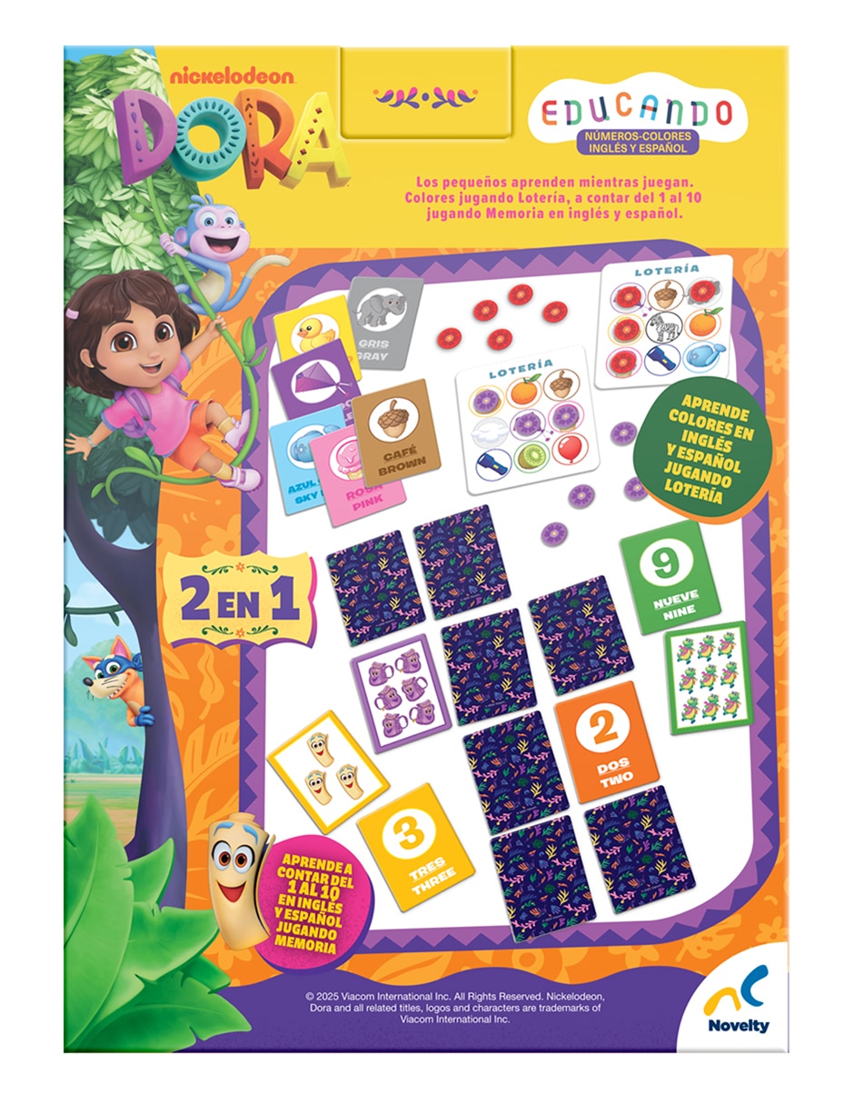 Educando Dora la Exploradora juego de mesa 4