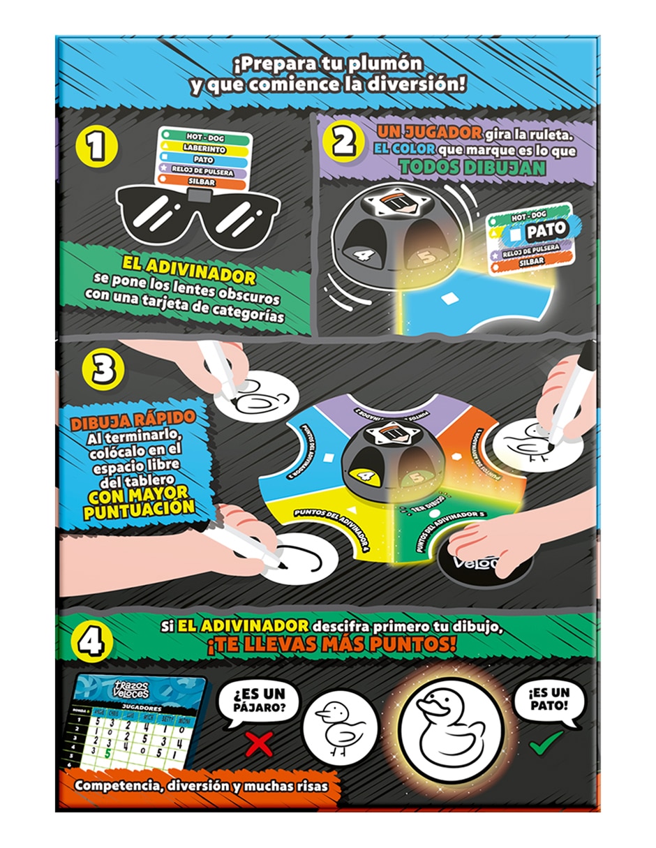 Trazos veloces juego de mesa 4