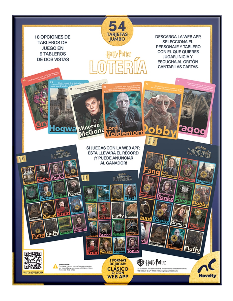 Loteria Harry Potter juego de mesa 4