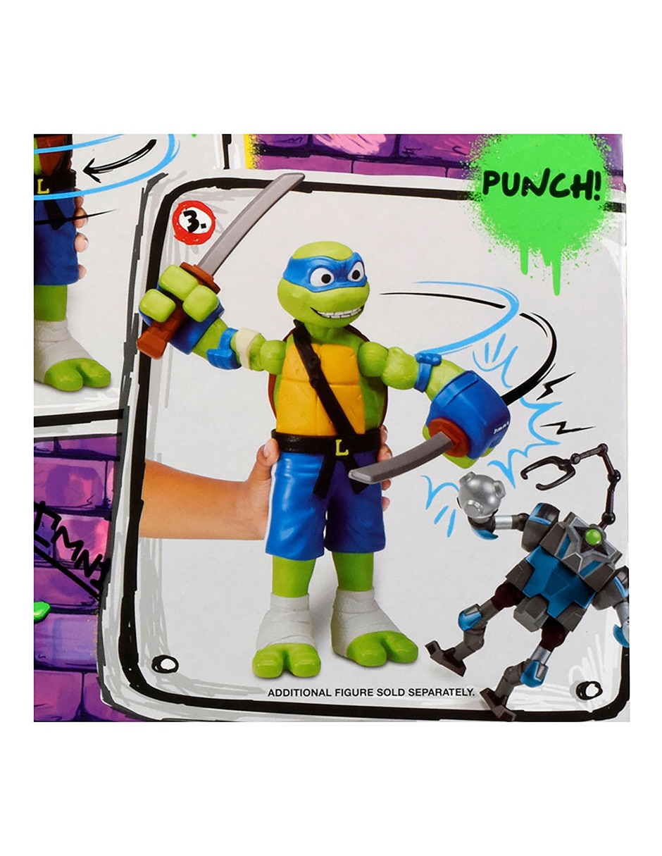 Figura de acción Tortugas Ninja Namco Bandai con movimiento 3