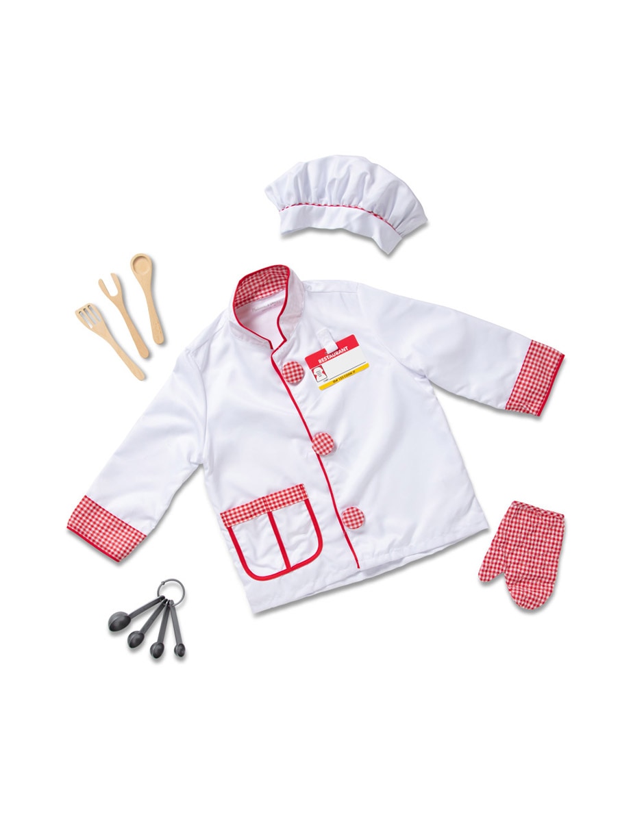 Disfraz de chef juego de rol para niños