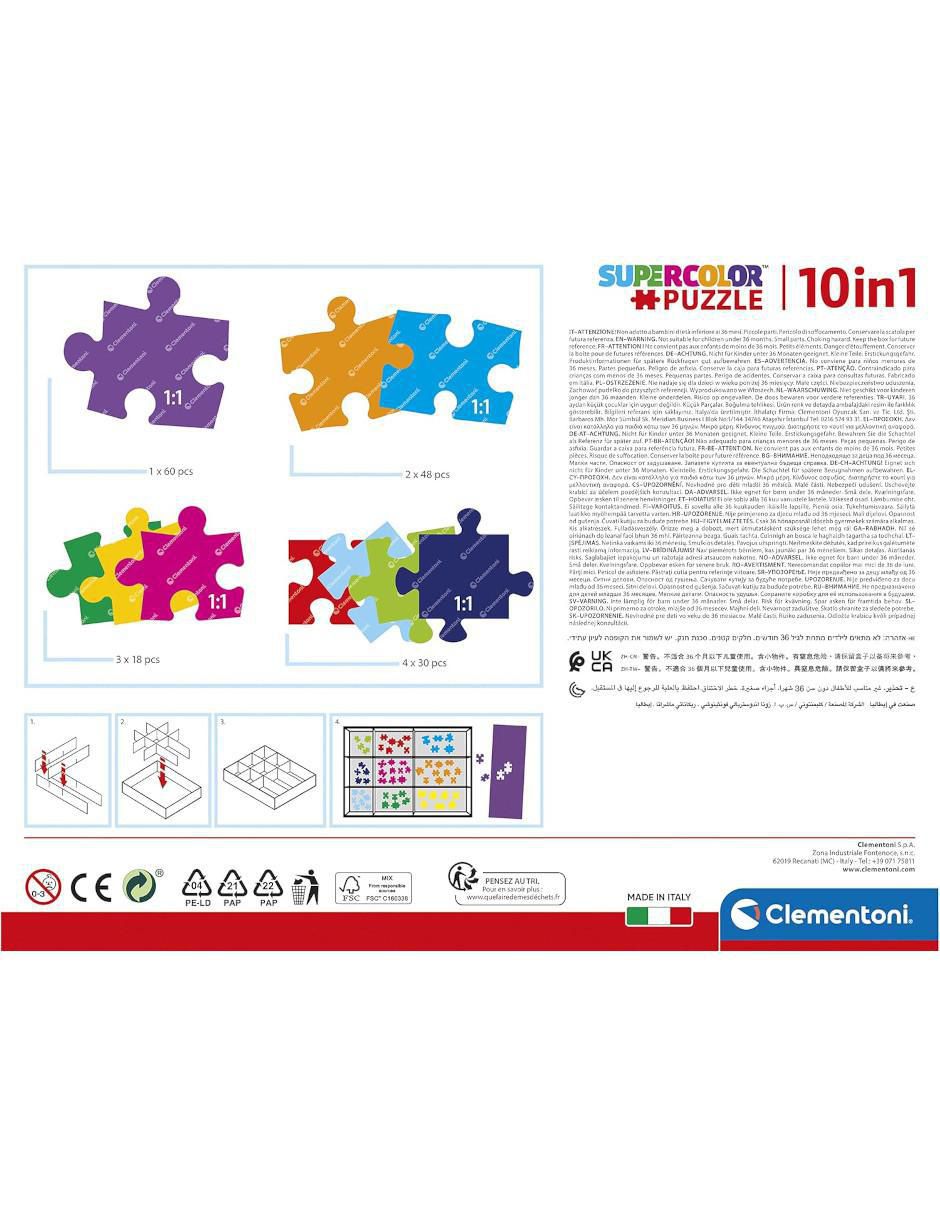 Rompecabezas Superhéroes Dc Comics Puzzles Progresivos 10 en 1 330 piezas 3
