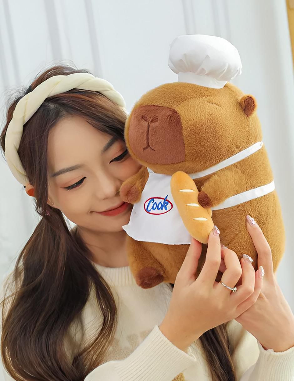 Peluche de capibara de 35 cm 2