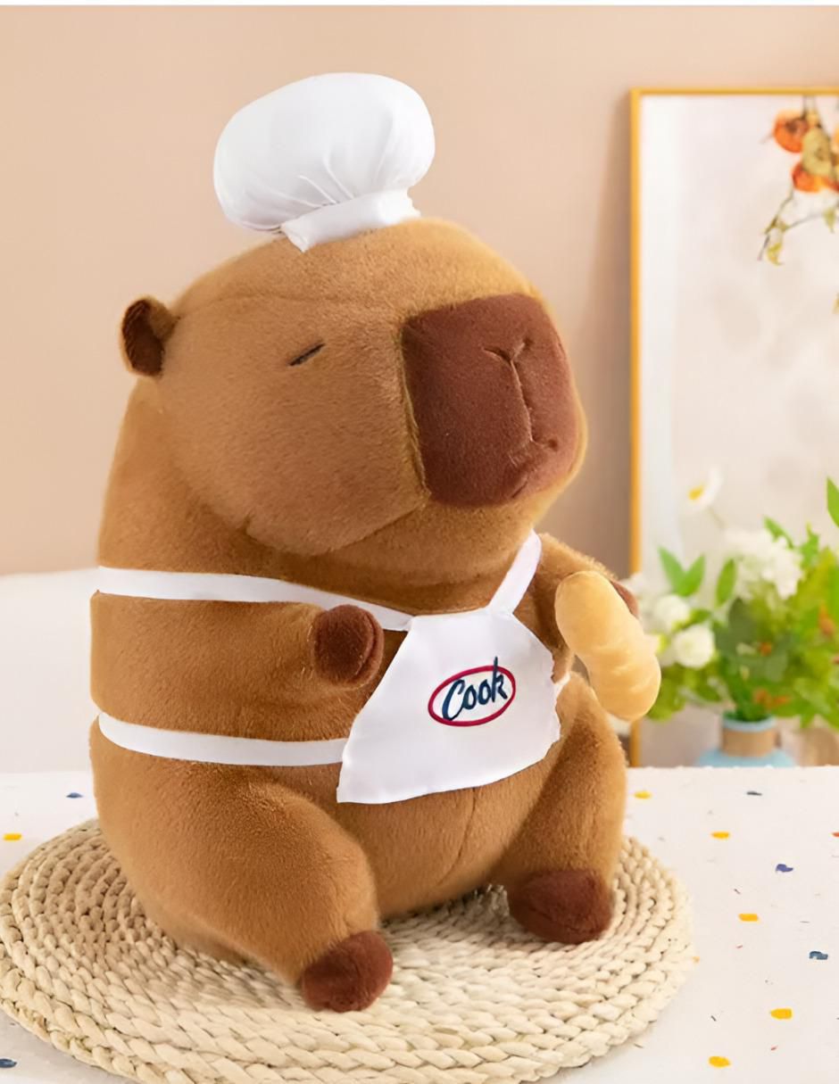 Peluche de capibara de 35 cm 3