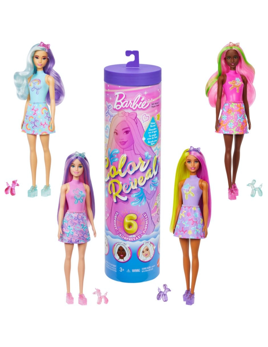 Muñeca Barbie Color Reveal Toys 
